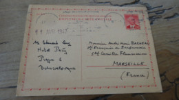 Entier Postal TCHECOSLOVAQUIE - 1947  ............. BOITE1  ....... 541 - Cartas & Documentos