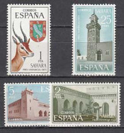 Sahara Correo 1971 Edifil 288/91 ** Mnh - Spanish Sahara