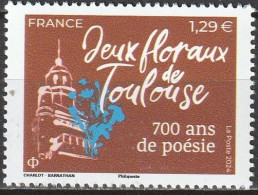 2024 - Y/T 5xxx - "JEUX FLORAUX DE TOULOUSE – 700 ANS DE POÉSIE" - ISSU FEUILLET 1,29 € - NEUF ** MNH - Nuovi
