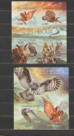 Burundi 2012 Owls / Hiboux S/S Impeforate/ND MNH/ ** - Other & Unclassified