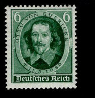 Deutsches Reich 608 Otto Von Guericke MNH Neuf Postfrisch ** - Unused Stamps