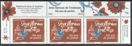 2024 - Y/T 5xxx - "JEUX FLORAUX DE TOULOUSE – 700 ANS DE POÉSIE" - BLOC 3 ISSU HAUT FEUILLET 1,29 € - NEUF ** MNH - Neufs