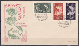 Sahara Sobres 1º Día 1962 Edifil 209/11 - Spanische Sahara