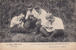 Chasse Aux Poux , Vermine , Poilus Guerre 1914 Lice Hunting - Insetti