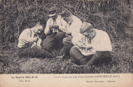 Chasse Aux Poux , Vermine , Poilus Guerre 1914 Lice Hunting - Insectes