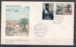 Sahara Sobres 1º Día 1973 Edifil 312/13 - Sahara Spagnolo