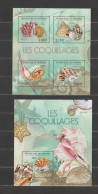 Burundi 2012 Shells / Les Coquillages S/S  MNH/ ** - Hojas Y Bloques