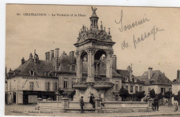 Chateaudun La Fontaine Et La Place - Chateaudun