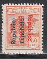 Sahara Sueltos 1934 Edifil 43C * Mh  Sobrecarga Doble - Sahara Español