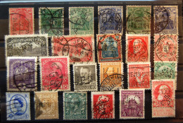 Europe -   23 Perfin (perforated) Stamps Verso And Recto - Europe (Other)