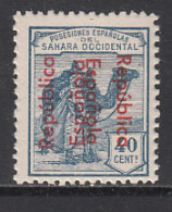 Sahara Sueltos 1934 Edifil 42C (*) Mng  Sobrecarga Doble - Sahara Español