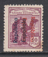 Sahara Sueltos 1934 Edifil 47C (*) Mng  Sobrecarga Doble - Spanish Sahara