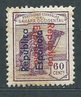 Sahara Sueltos 1934 Edifil 44C (*) Mng  Sobrecarga Doble - Sahara Spagnolo