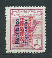 Sahara Sueltos 1934 Edifil 45C ** Mnh  Sobrecarga Doble - Spanische Sahara