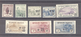 France  :  Yv  162-69  * - Unused Stamps