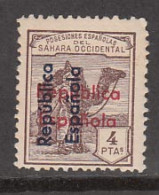 Sahara Sueltos 1935 Edifil 46D * Mh  Sobrecarga Vertical De Arriba Abajo Y Horiz - Sahara Espagnol
