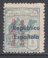 Sahara Sueltos 1935 Edifil 36D (*) Mng  Sobrecarga Vertical De Arriba Abajo Y Ho - Spanish Sahara