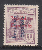 Sahara Sueltos 1935 Edifil 44D * Mh  Sobrecarga Vertical De Arriba Abajo Y Horiz - Spanish Sahara