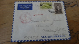 Enveloppe LIBAN, Marine Francaise, 1939, VIA AIR FRANCE  ............. BOITE1  ....... 549 - Brieven En Documenten