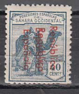 Sahara Variedades 1932 Edifil 42Ahh ** Mnh  Sobrecarga Doble - Spanische Sahara