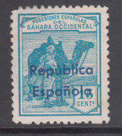 Sahara Variedades 1932 Edifil 38Bhcc (*) Mng  Cambio De Color En La Sobrecarga - Sahara Español