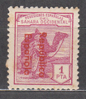 Sahara Variedades 1932 Edifil 45Ahcc (*) Mng  Cambio De Color En La Sobrecarga - Sahara Español