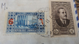 Enveloppe LIBAN,  1939, VIA AIR FRANCE  ............. BOITE1  ....... 550 - Storia Postale