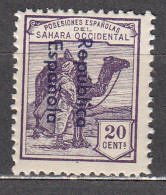 Sahara Variedades 1932 Edifil 39Ahcc ** Mnh Sobrecarga Cambio De Color - Sahara Spagnolo