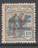 Sahara Variedades 1935 Edifil 37Db (*) Mng  Sobrecarga Vertical De Arriba Abajo  - Spanische Sahara