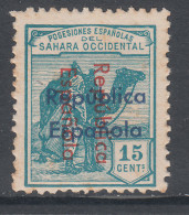 Sahara Variedades 1935 Edifil 38Db (*) Mng  Sobrecarga Vertical De Arriba A Abaj - Sahara Español