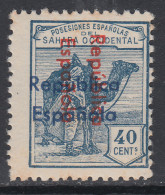 Sahara Variedades 1935 Edifil 42Db (*) Mng  Sobrecarga Vertical De Arriba A Abaj - Spaanse Sahara