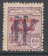 Sahara Variedades 1935 Edifil 44Db (*) Mng  Sobrecarga Vertical De Arriba A Abaj - Spanische Sahara