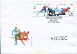 665904 MNH ESLOVENIA 2022 24 JUEGOS OLÍMPICOS DE INVIERNO - BEIJING 2022 - Slowenien