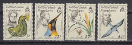 Falkland Islands Dependencies (FID) 1985 Early Naturalists 4v ** Mnh (59823B) - Georgias Del Sur (Islas)