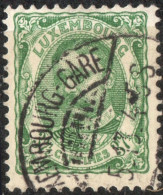 Luxemburg 1906, 37½ C Adolf Perforated 12½ Cancelled - 1906 Guillermo IV