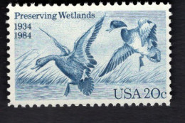 200895299 1984 SCOTT 2092 (XX) POSTFRIS MINT NEVER HINGED - WATERFOWL PRESERVATIONC ACT - 50TH ANNIV - BIRDS - WETLANDS - Neufs