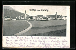 AK Grödig, Ortsansicht Aus Der Ferne  - Other & Unclassified