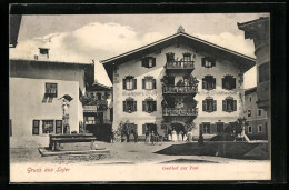 AK Lofer /Pinzgau, Blick Auf Den Gasthof Zur Post  - Sonstige & Ohne Zuordnung