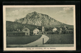 AK Grödig, Ortsansicht Vor Dem Untersberg  - Sonstige & Ohne Zuordnung