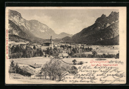 AK Grossgmain B. Reichenhall, Panorama Mit Kirche  - Autres & Non Classés