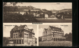 AK Schallerbach, Gesamtansicht, Schallerbacher Hof Und Hotel Austria  - Sonstige & Ohne Zuordnung