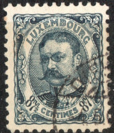 Luxemburg 1906, 87½ C Adolf Perforated 11½ Cancelled - 1906 William IV