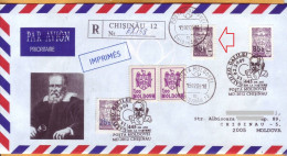 2009 Moldova  Special Postmark "445 Years Since The Birth Of Galileo Galilei"  Overprint 0,85. Mi 68w - 585а - Moldavië
