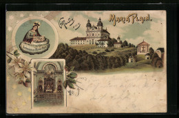 Lithographie Bergheim Bei Salzburg, Mariaplain Wallfahrtskirche  - Other & Unclassified