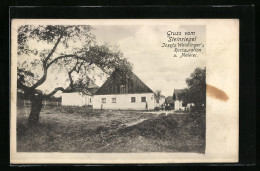 AK St. Andrä-Wördern, Steinriegel, Blick Auf Josefa Weidlinger`s Restaurant Und Meierei  - Other & Unclassified