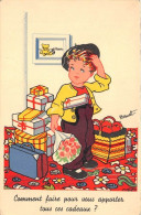 ILLUSTRATEUR - BERNET - ENFANT - HUMORISTIQUE - "COMMENT FAIRE POUR VOUS APPORTER TOUS CES CADEAUX?" - Sonstige & Ohne Zuordnung