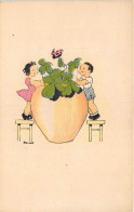 ILLUSTRATEUR - BERNET - ENFANTS - FLEURS - COCCINELLE - N°3001 - Sonstige & Ohne Zuordnung