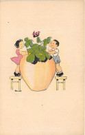 ILLUSTRATEUR - BERNET - ENFANTS - FLEURS - COCCINELLE - N°3001 - Other & Unclassified