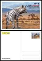 MALI 2022 STATIONERY CARD - POST- COVID-19 RECOVERY PLAN - HYENA HYENAS HYENE HYENES - RARE - Autres & Non Classés