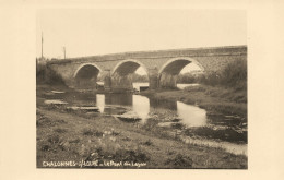 Chalonnes Sur Loire * Carte Photo * Un Coin Du Village Et Le Pont Du Layon - Chalonnes Sur Loire